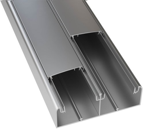 Кабель-канал DKC In-liner Aero 140x50мм (2000мм) алюминий (уп. 6м.) картинка